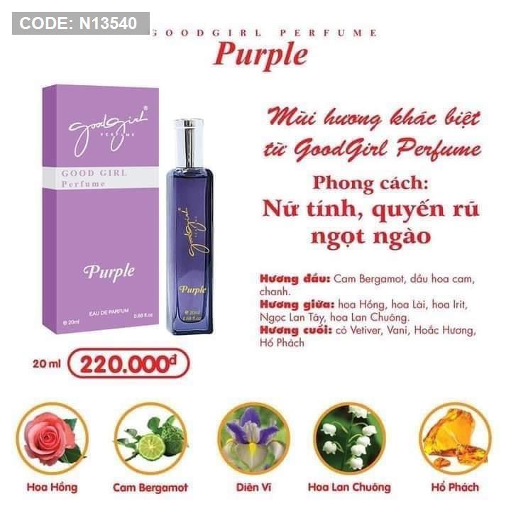 Bộ sưu tập mới Charme Good Girl Perfume 20ml