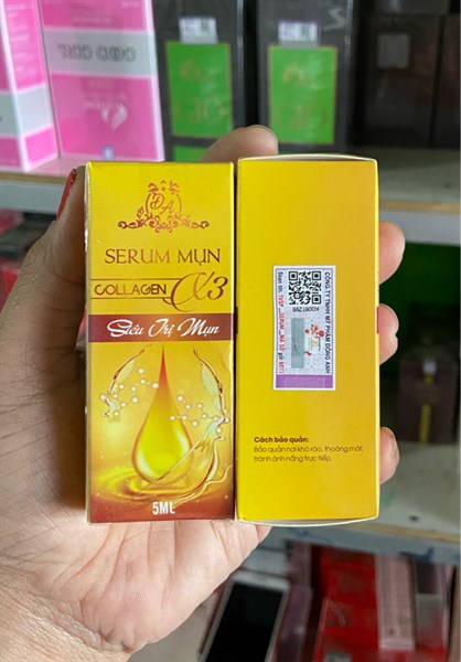 Serum trị mụn Collagen X3 chính hãng Mỹ Phẩm Đông Anh