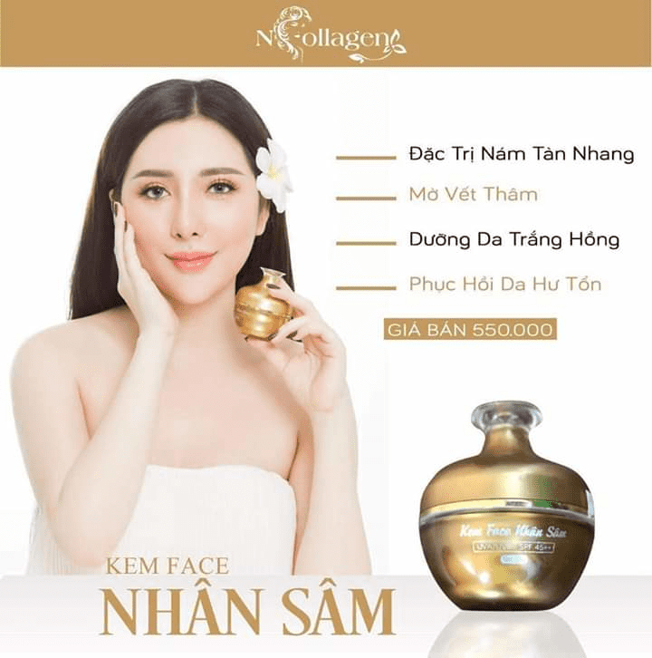 Kem face nhân sâm N-collagen chính hãng