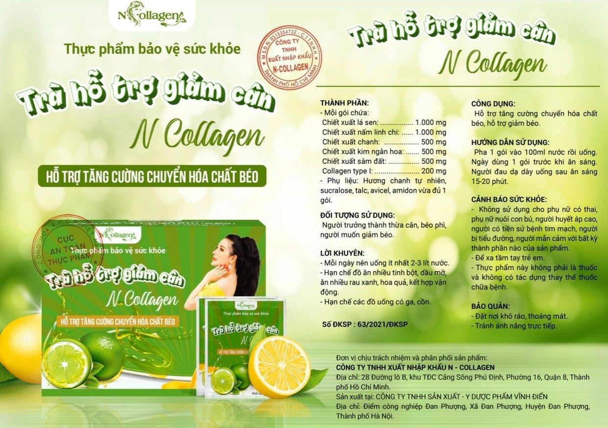 Detox Chanh hỗ trợ G.i.ả.m C.â.n N Collagen chính hãng