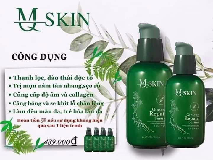 Serum thay da nhân sâm MQ Skin chính hãng