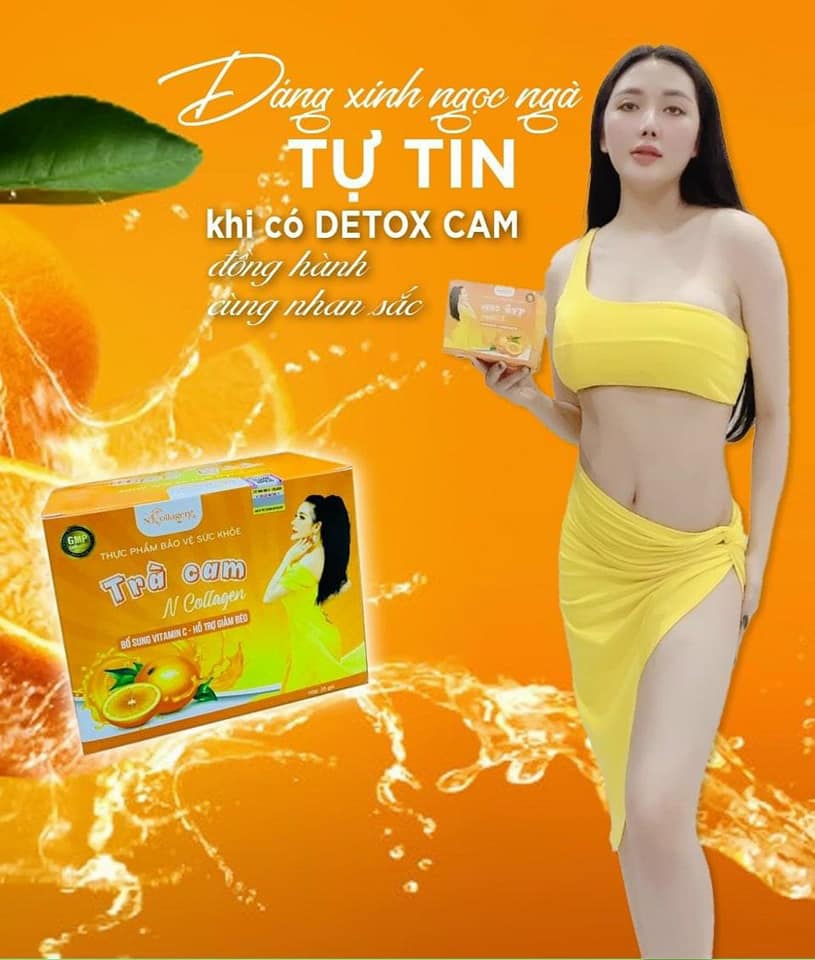 Detox Cam hỗ trợ giảm cân N-Collagen chính hãng