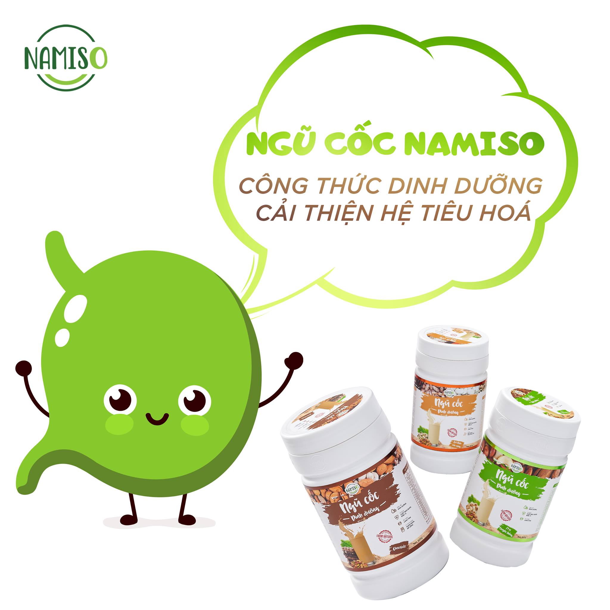 Ngủ cốc dinh dưỡng Namiso hoàn hảo cho bé