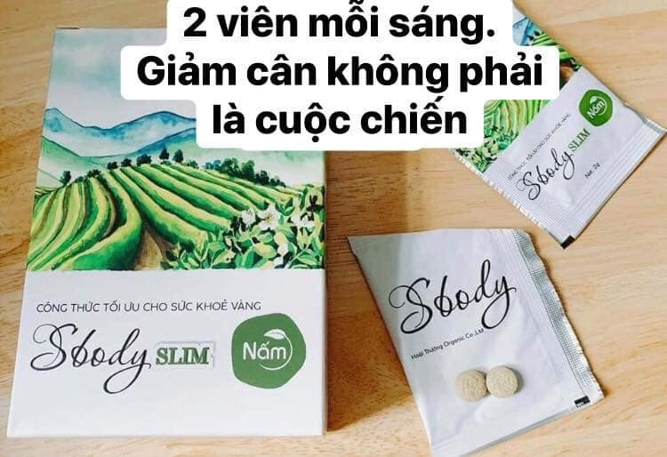 Viên giảm cân SBody Slim Nấm chính hãng