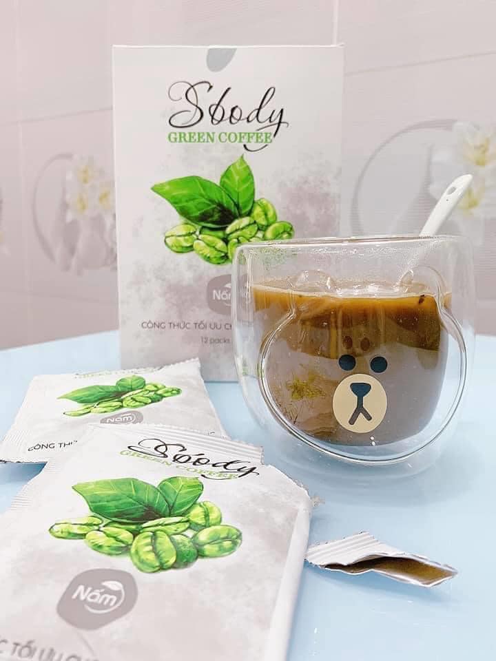 Nấm giảm cân SBody Green Coffee dạng bột chính hãng