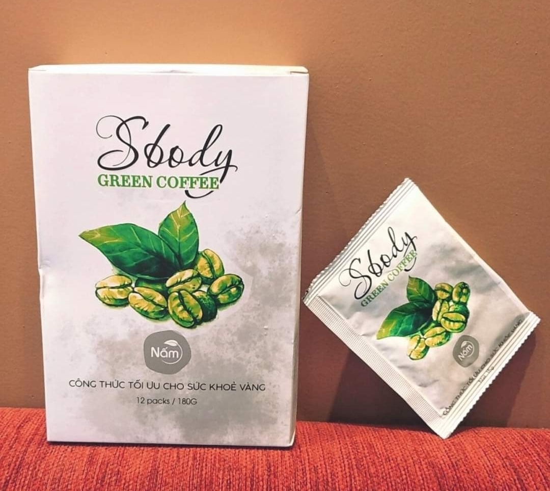 Nấm giảm cân SBody Green Coffee dạng bột chính hãng