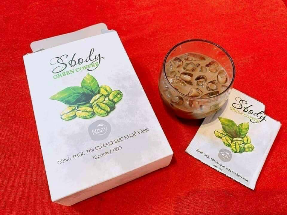 Nấm giảm cân SBody Green Coffee dạng bột chính hãng