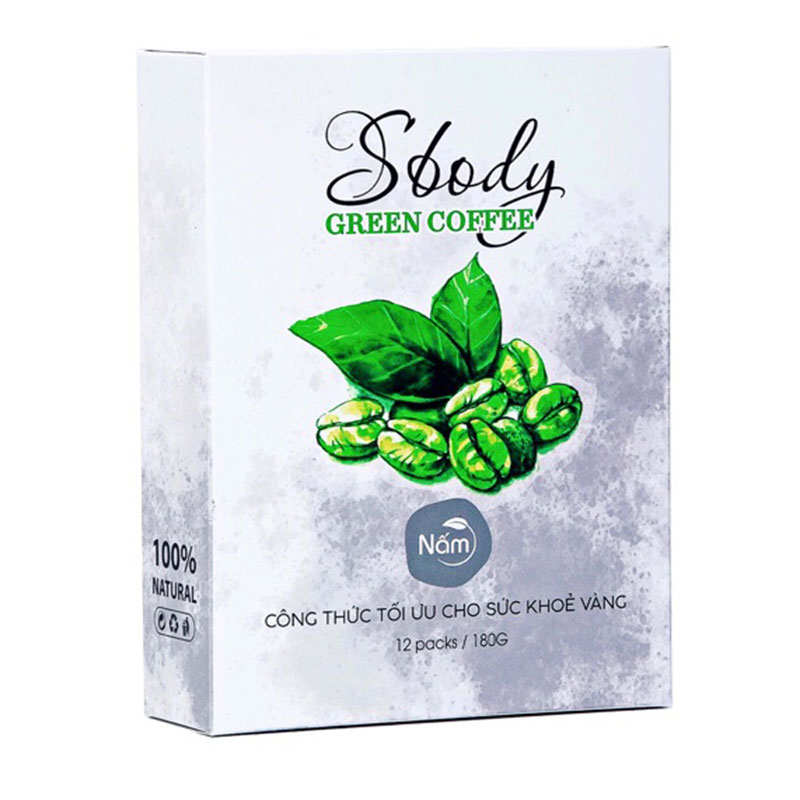 Nấm giảm cân SBody Green Coffee dạng bột chính hãng