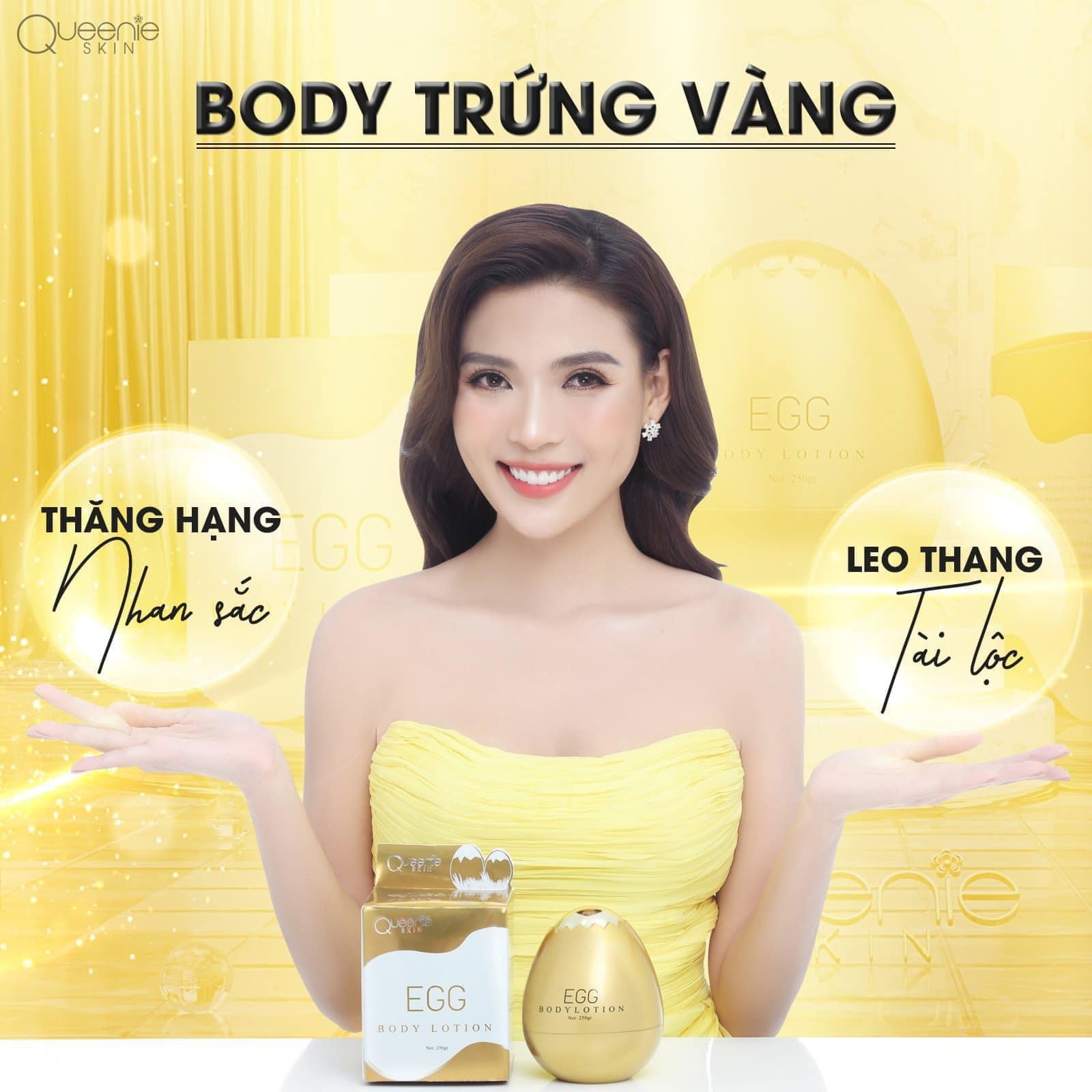 Kem Body Trứng Vàng nuôi dưỡng da từ sâu bên trong