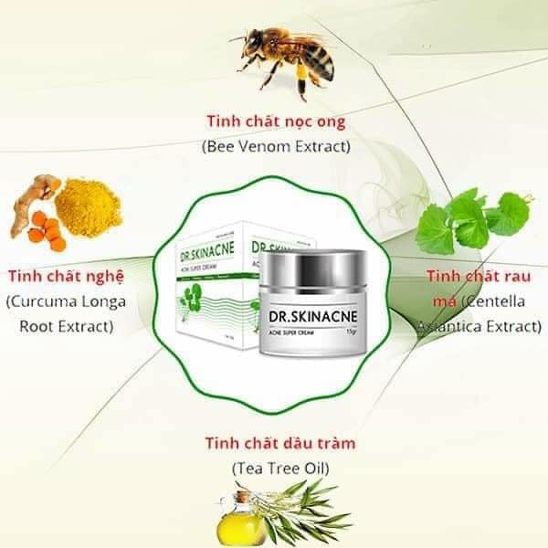 Kem trị mụn Dr.skinacne chính hãng
