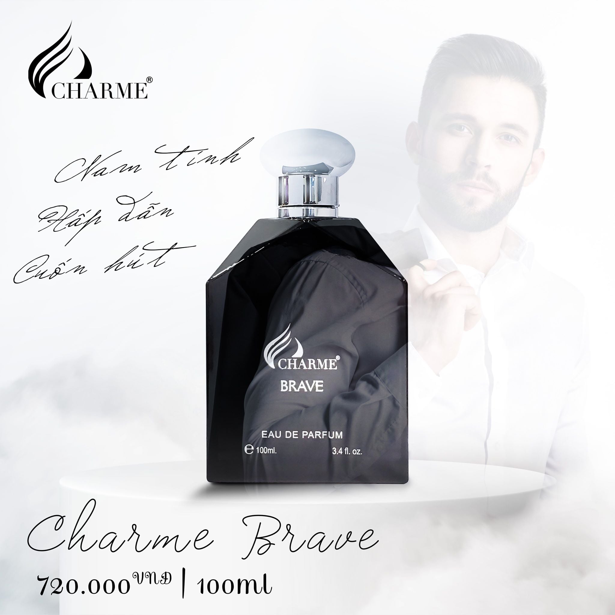 Nước hoa nam Charme Brave 100ml chính hãng