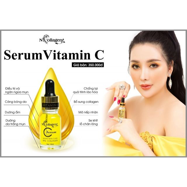 Serum C Ncollagen - siêu phẩm giúp nàng "trẻ hoá" mọi làn da.