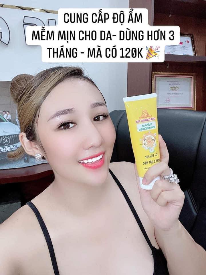 Sữa rửa mặt nghệ collagen x3 quyết định 80% da đẹp hay xấu