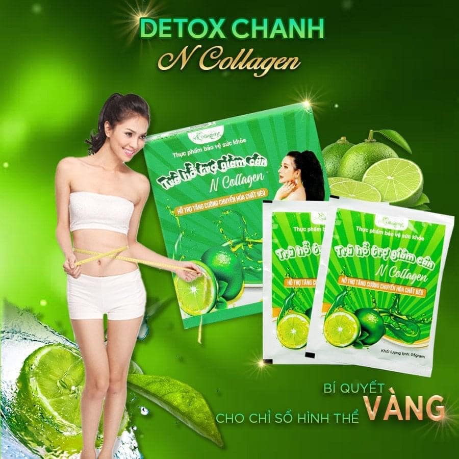 Giảm cân để trở thành đại mỹ nhân với Detox Chanh Ncollagen