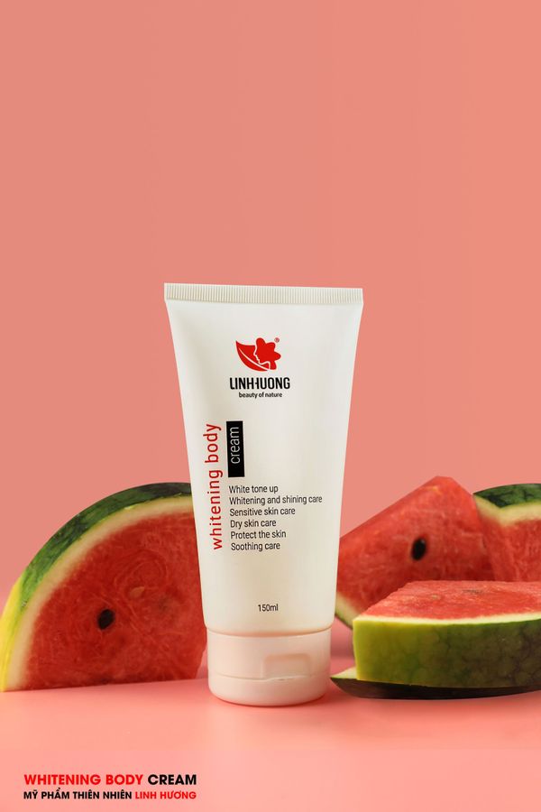 Dưỡng trắng da hoàn hảo với Whitening Body Cream LINH HƯƠNG