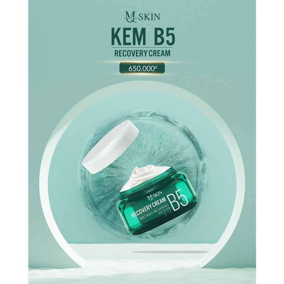Kem dưỡng phục hồi b5 MQ SKIN “ làn da săn mịn – tự tin – dưỡng trắng – làm dịu da, phục hồi da chuyên sâu”