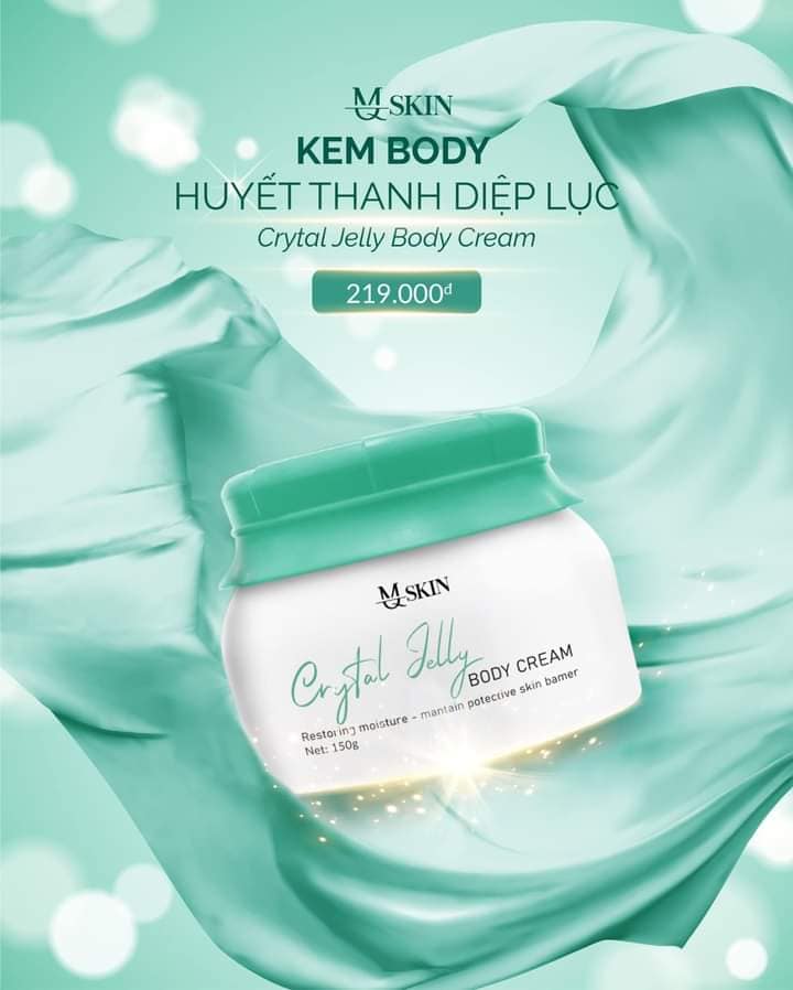 Đẹp tỏa nắng như nữ thần với kem body huyết thanh diệp lục MQ SKIN