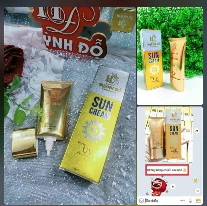 Chống nắng Sun Cream giúp bạn tự tin dưới nắng hè