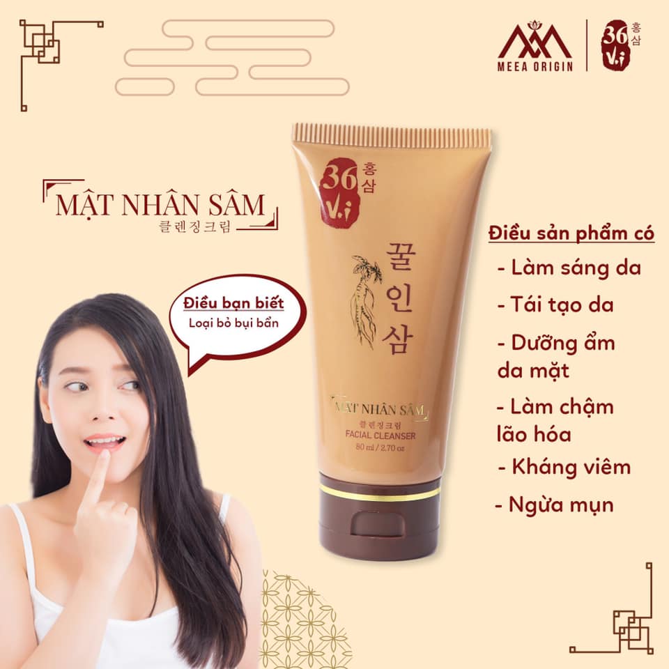 Sữa Rửa Mặt Nhân Sâm giải phát tối ưu nhất sẽ giúp bạn đỡ phải đau đầu về làn da