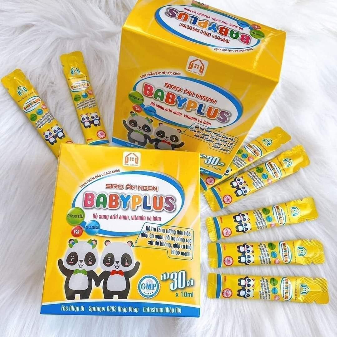 Siro ăn ngon Baby Plus lựa chọn tuyệt vời cho trẻ biếng ăn