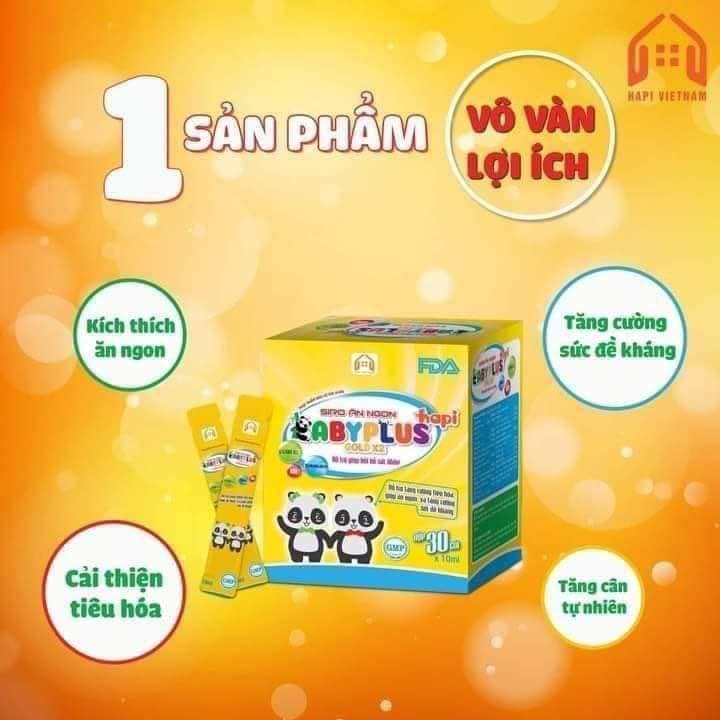 Siro ăn ngon BabyPlus bí kíp chinh phục các bé lười ăn chậm lên ký