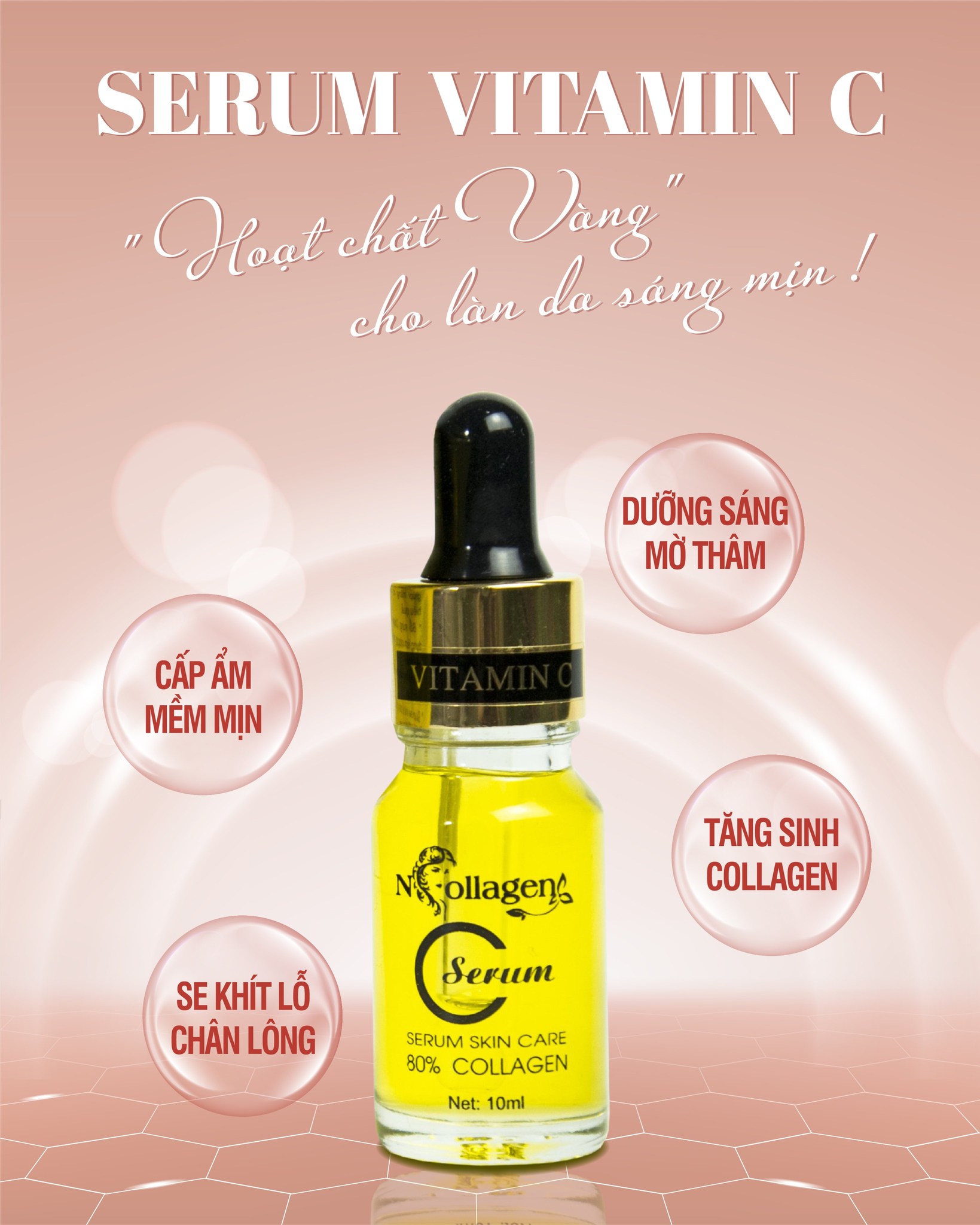 Serum Vitamin C độc chiêu chăm dưỡng vạn làn da khô