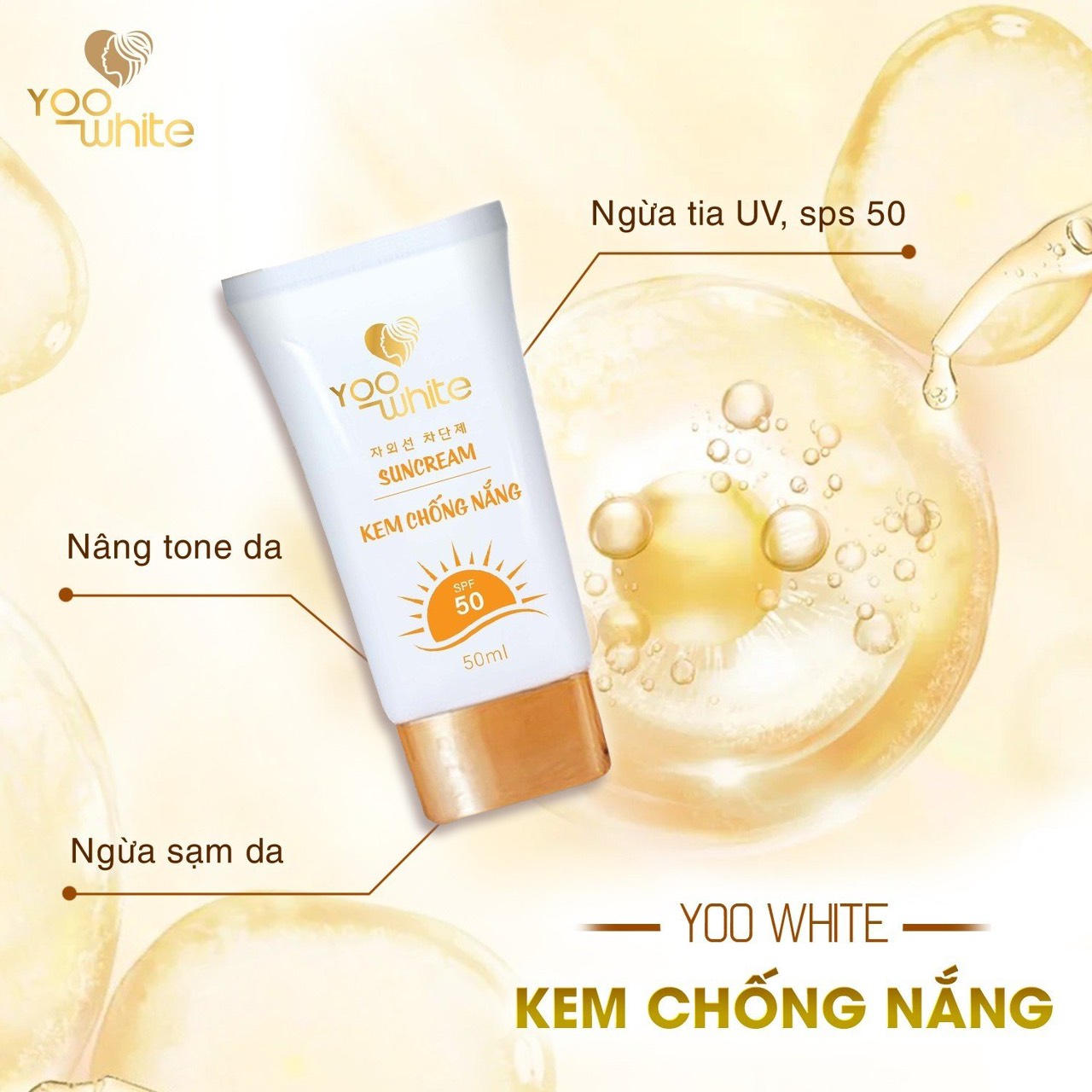 Tia UV có thể khiến chị em thấy mệt nhưng chống nắng nhà Yoo White chắc chắn khiến chị em mê