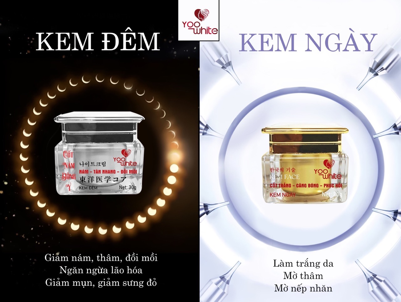 Kem Face cốt nám đông y Yoo White