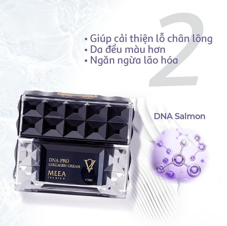 COMBO NÂNG DA SĂN CHẮC & TÁI TẠO THANH XUÂN -  Face serum Collagen Cá Hồi DNA Pro V2 Meea Origin