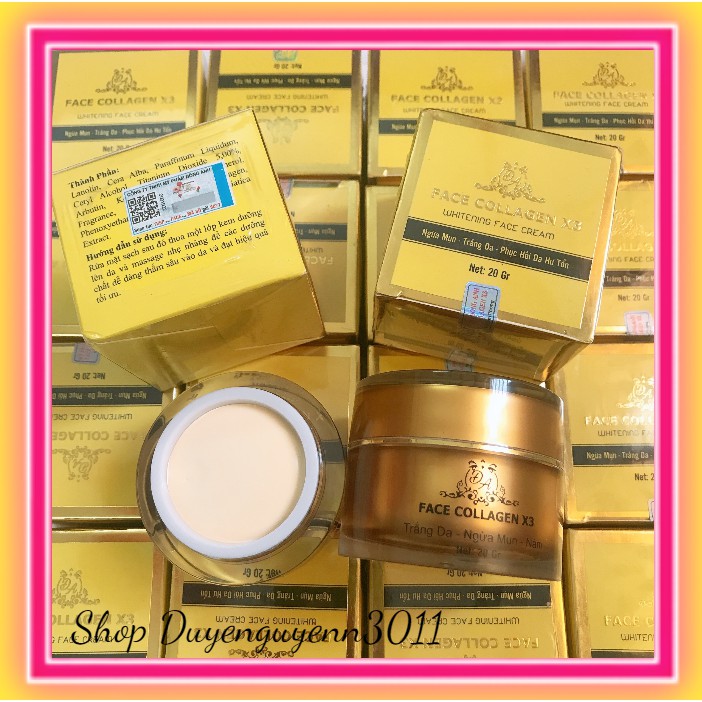 Kem Face Collagen X3 - Nguyễn Huỳnh Như - Kem Face Collagen X3 Mỹ Phẩm Đông Anh