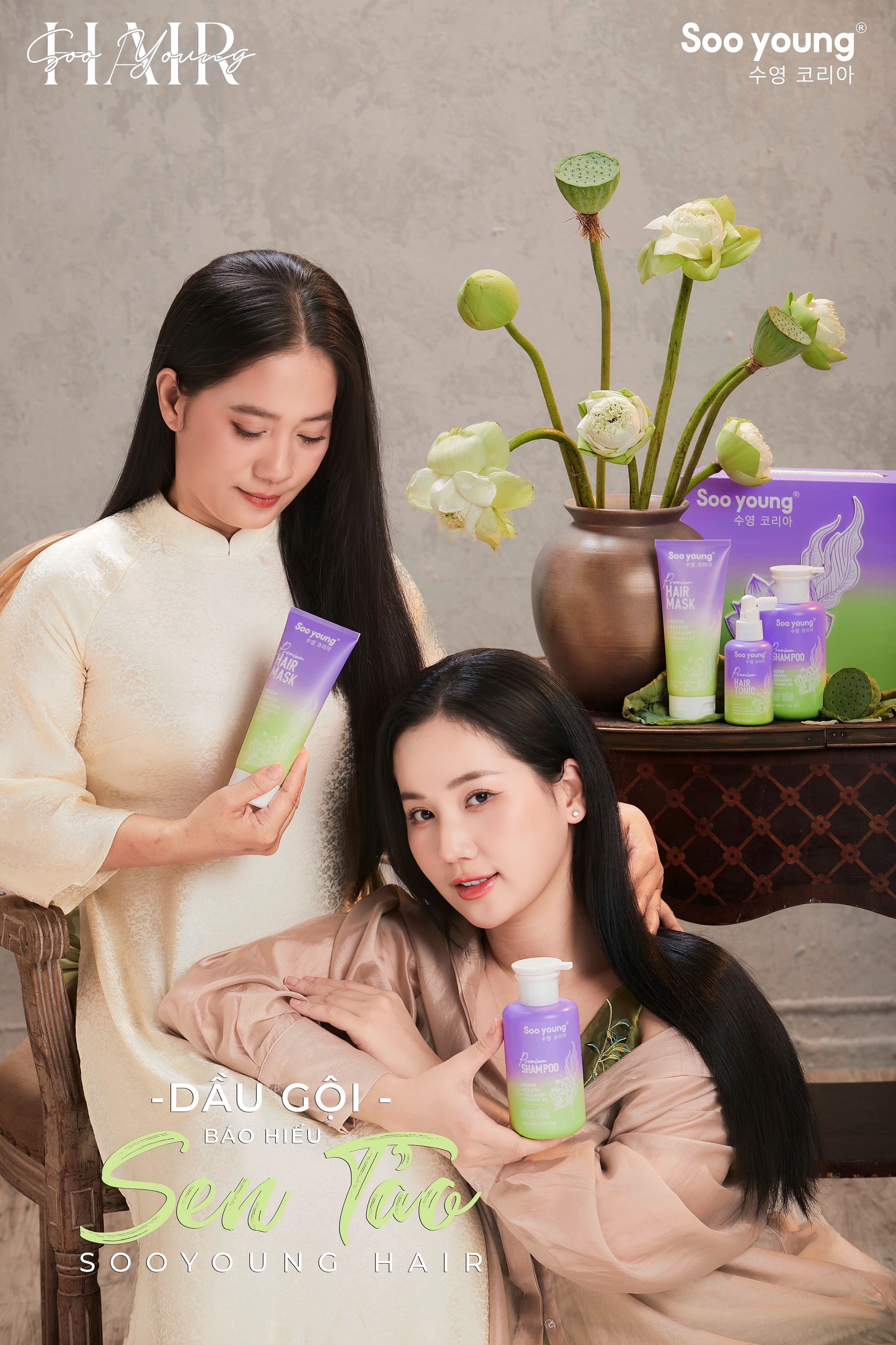 Soo Young chiến dịch gội đầu báo hiếu với Sen Tảo