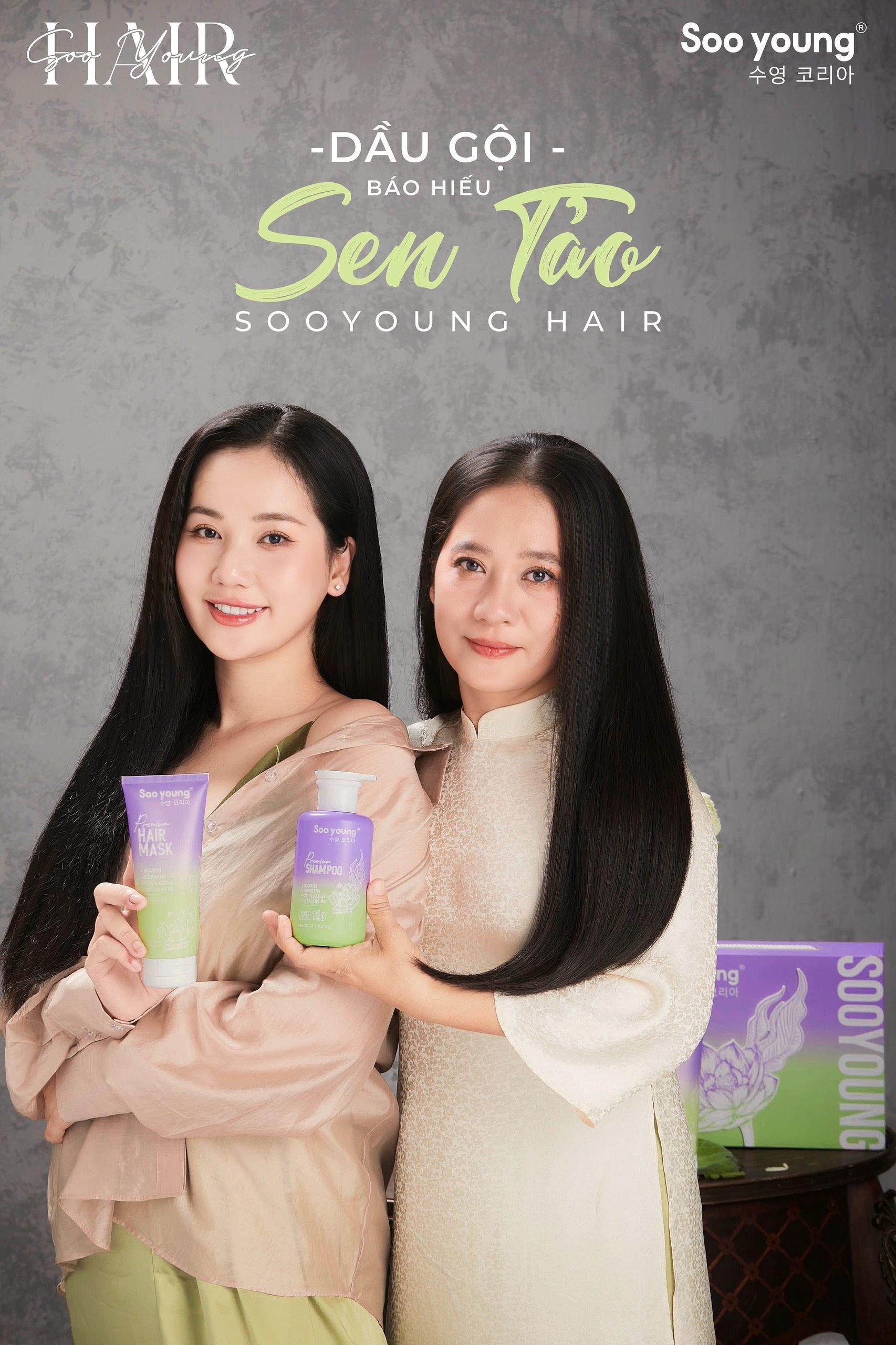 BỘ CHĂM SÓC TÓC SEN TẢO SOOYOUNG HAIR