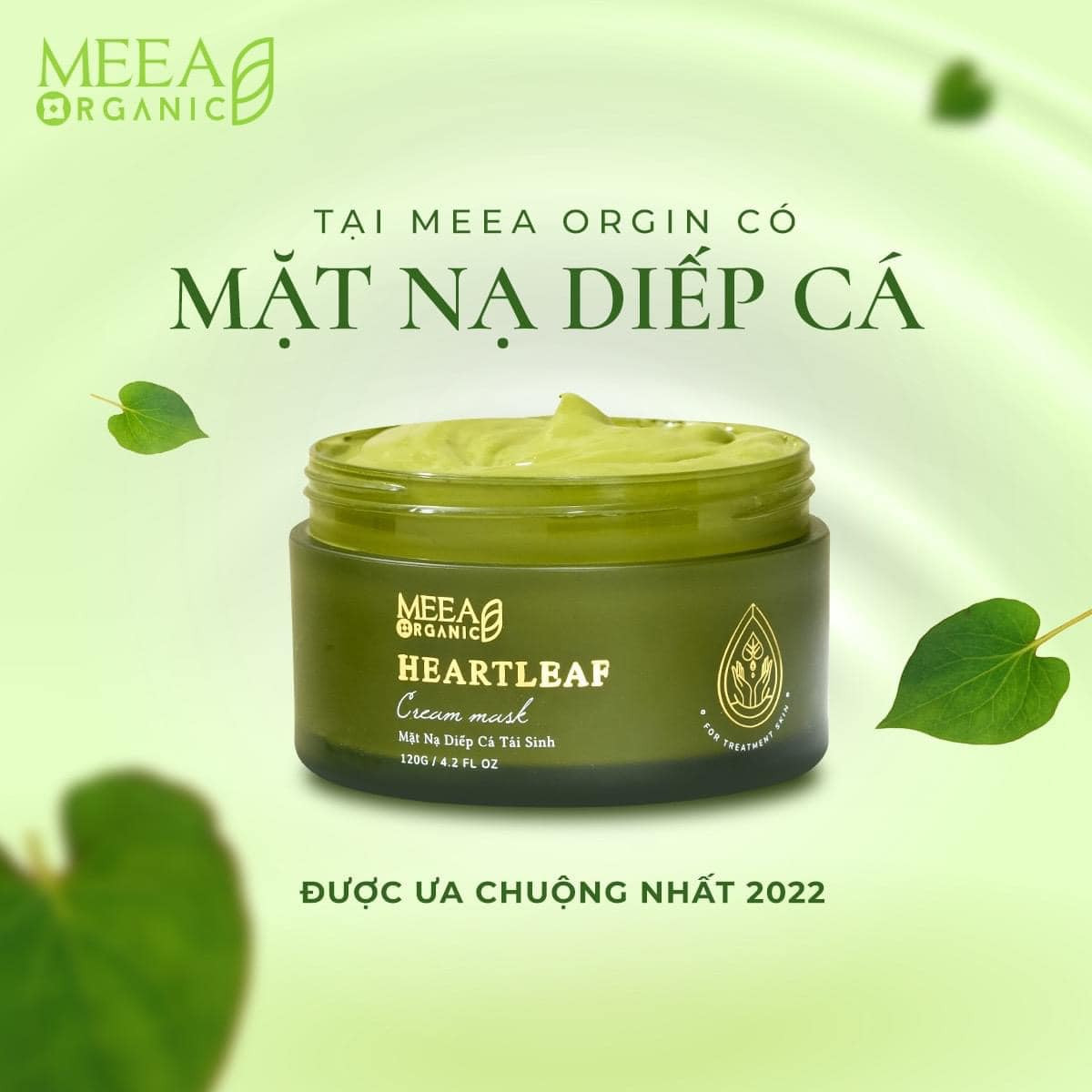 MẶT NẠ DIẾP CÁ MEEA: THẢI ĐỘC, NGỪA MỤN, SÁNG DA