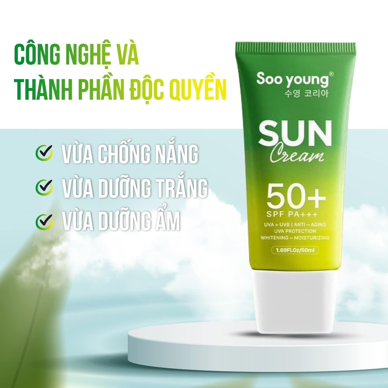 Kem chống nắng Lục Tảo Soo Young