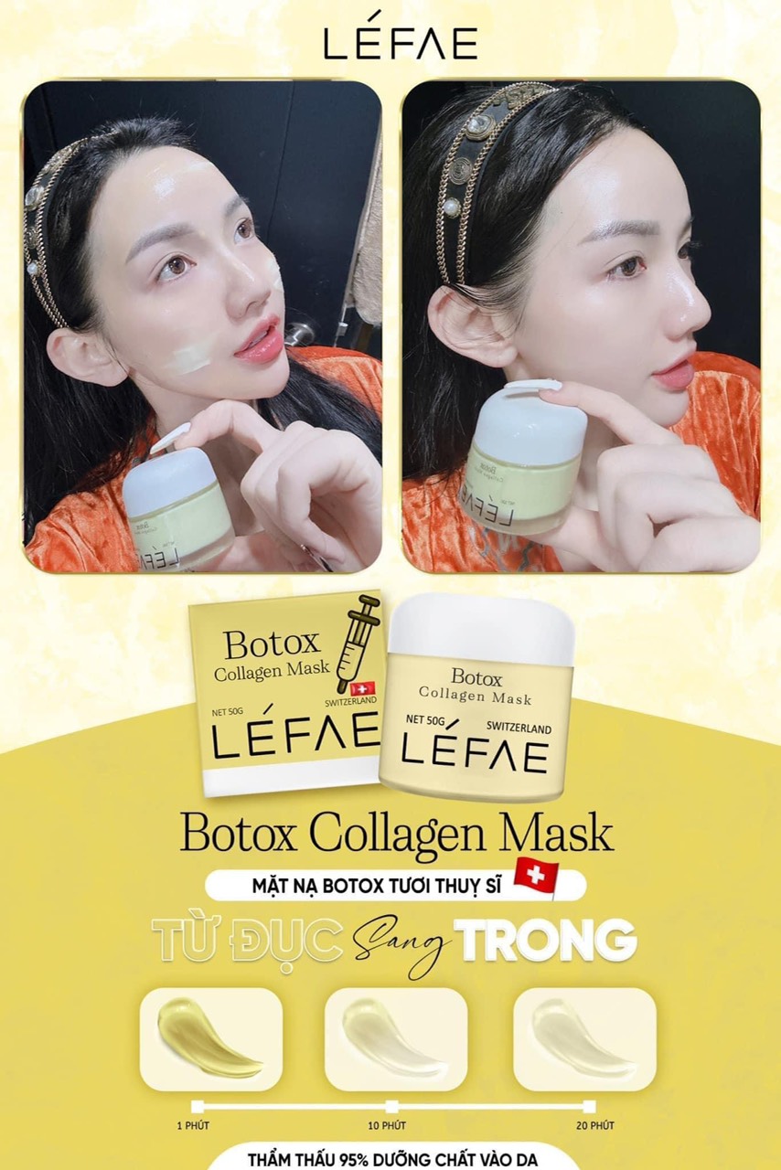 Flex 1 chiếc nạ đang được săn đón hàng đầu hiện nay Mặt Nạ Botox Tươi Thuỵ Sĩ