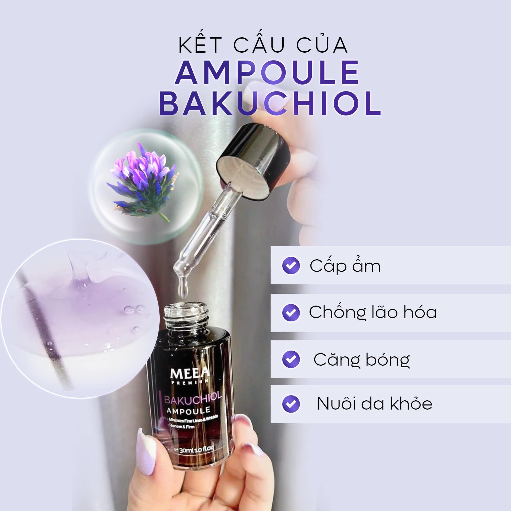 Combo Dưỡng Da Face Cá Hồi DNA Pro V2 Lớn + Serum Bakuchiol Ampoule V2 Lớn Meea Orgin