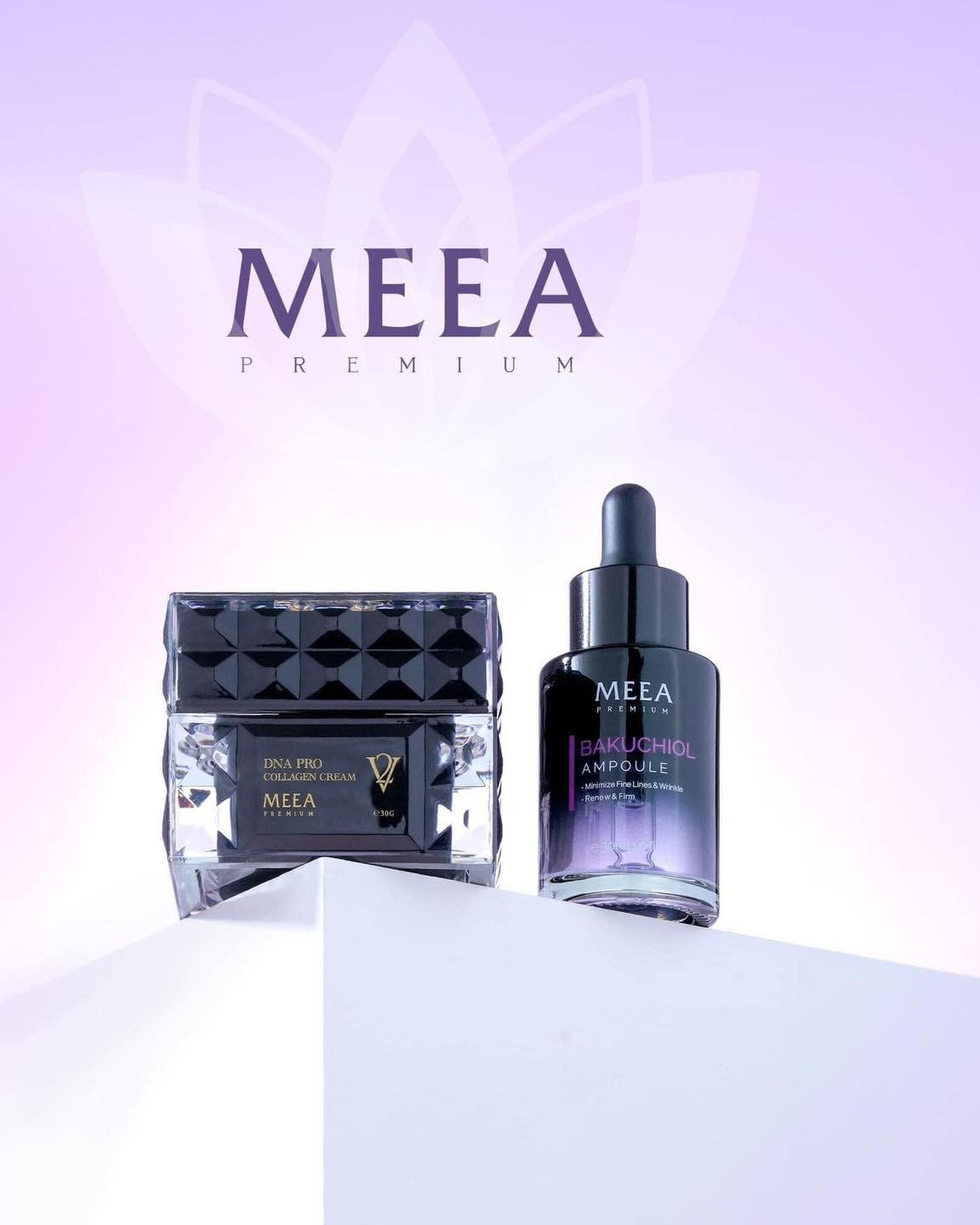 Combo Dưỡng Da Face Cá Hồi DNA Pro V2 Lớn + Serum Bakuchiol Ampoule V2 Lớn Meea Orgin