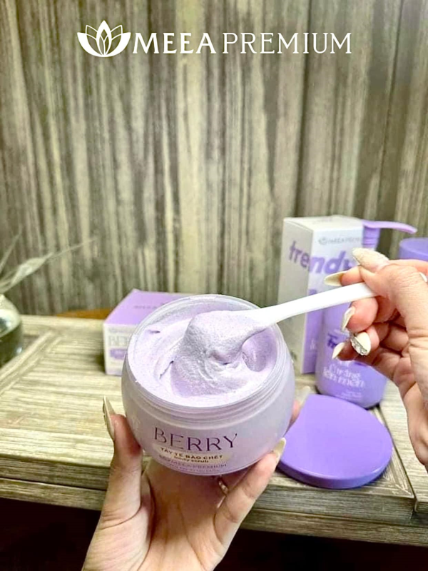 Tẩy Tế Bào Chết Berry Trendy Meea Premium Organic