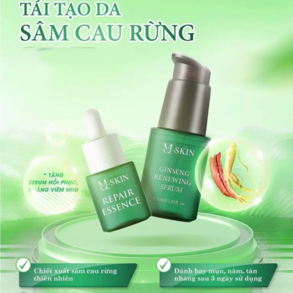 Combo Tái Tạo Sâm Cau Rừng MQ Skin