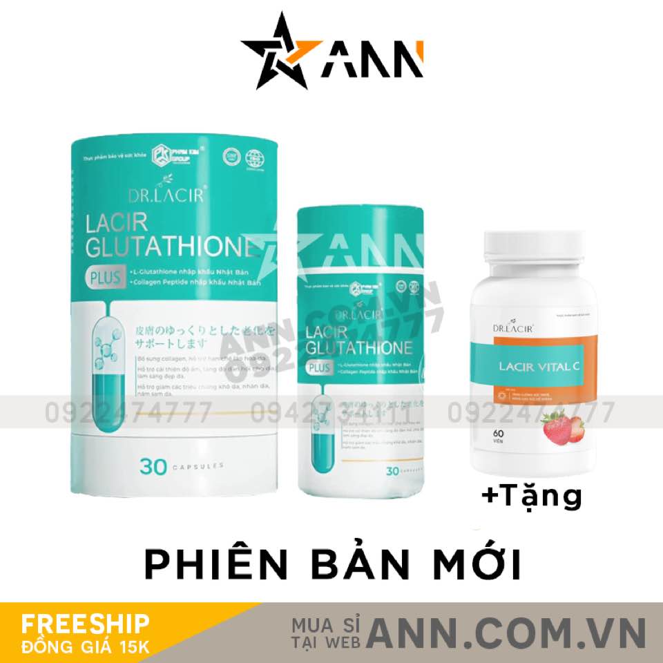 Viên Uống Trắng Da Lacir Glutathione Plus Dr Lacir