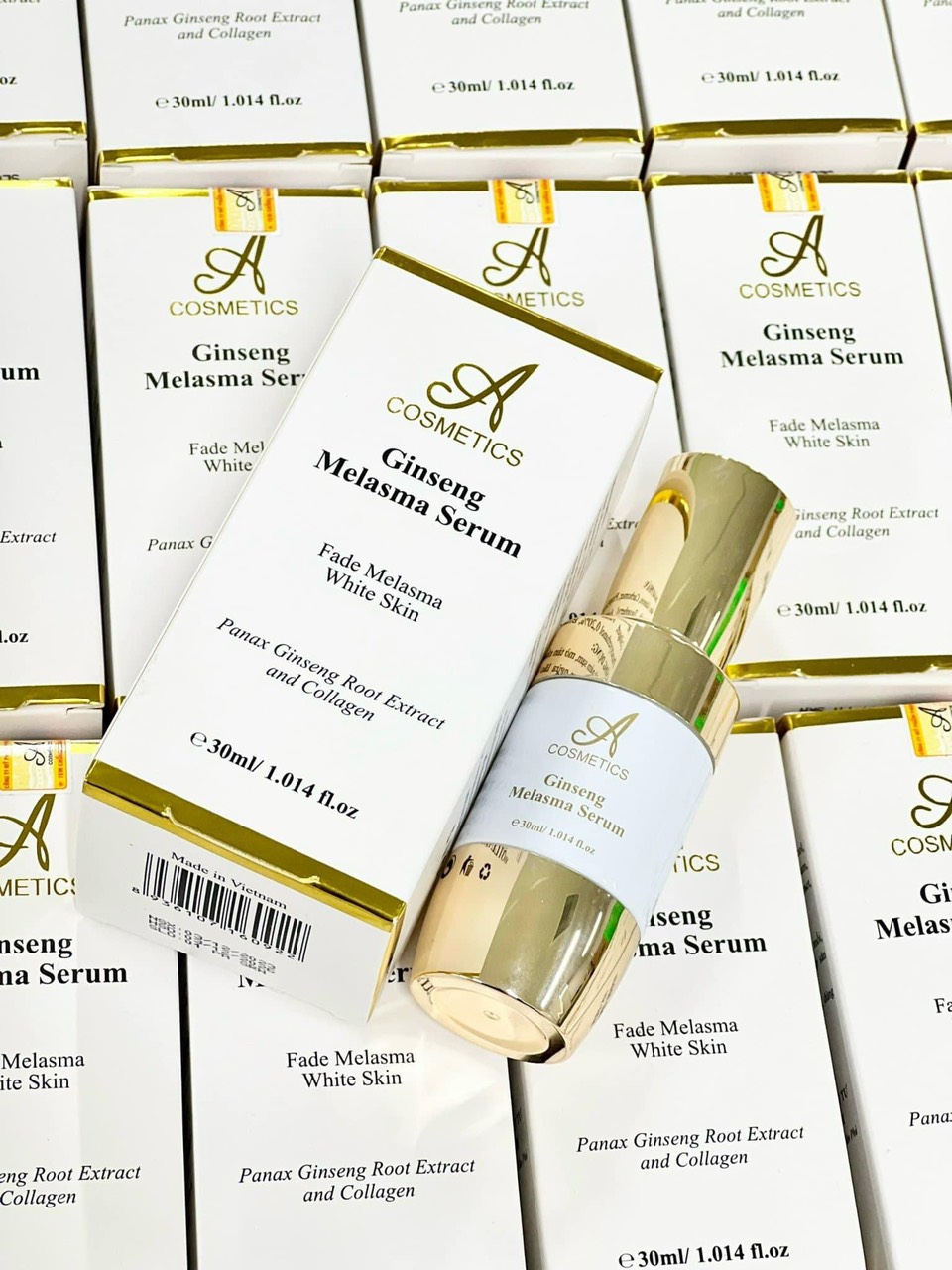 Đầu tháng 12 ACosmetics chính thức ra mắt mẫu Serum cực hot trong bộ Face Nám