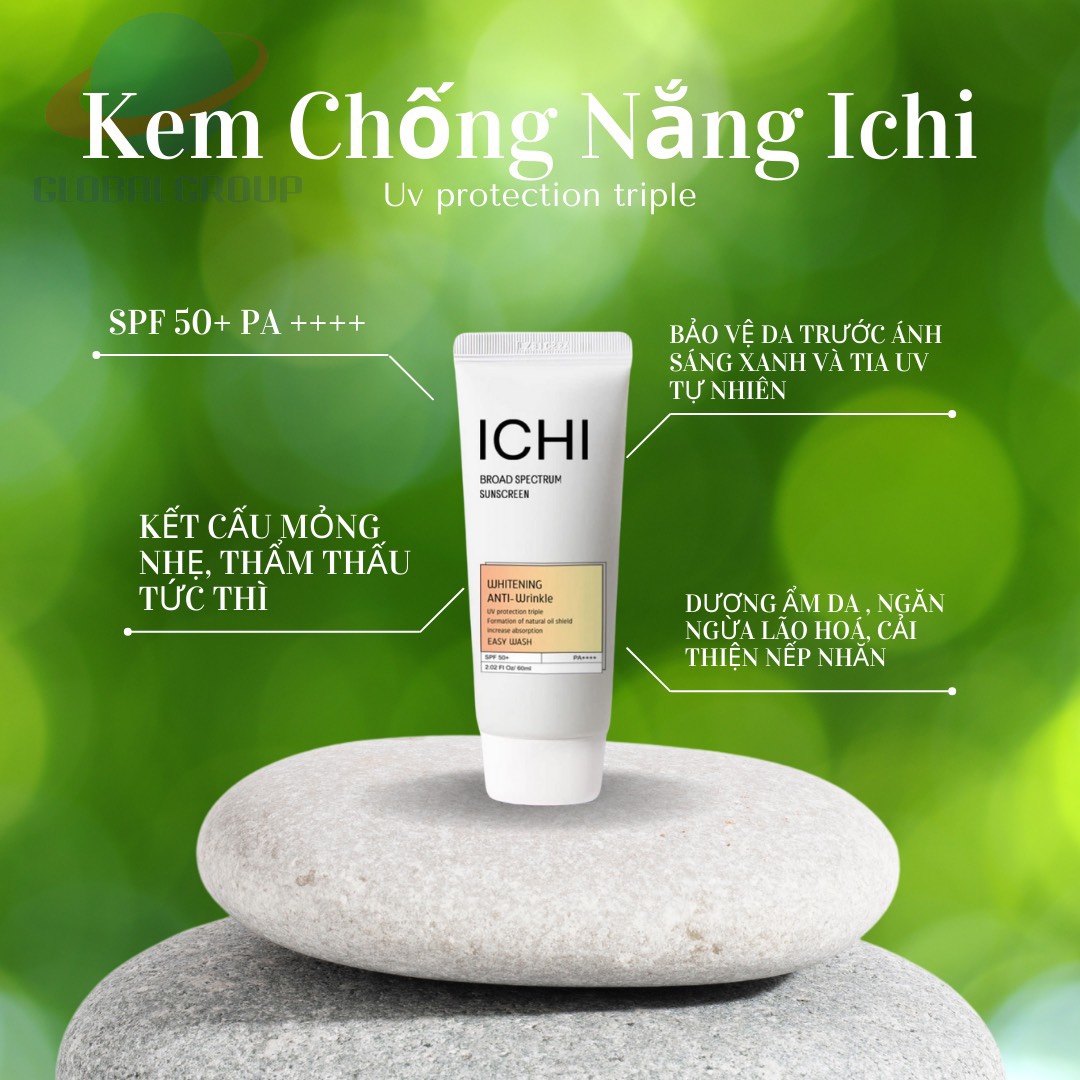 5 Lý do bạn nên sử dụng kem chống nắng Ichi