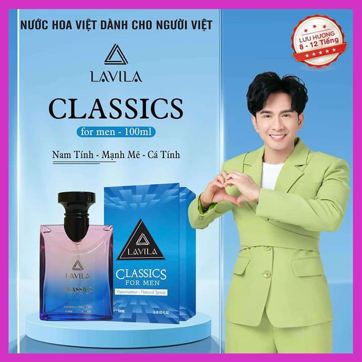 Nước hoa Classics For Men đến từ thương hiệu LAVILA là một sự lựa chọn tuyệt vời dành cho bạn