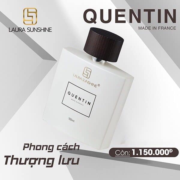 Nước Hoa Nam Laura Sunshine Quentin 100ml