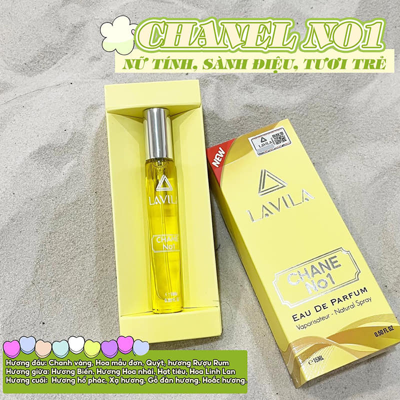 Nước Hoa Lavila Chane No1 Mini 15ml