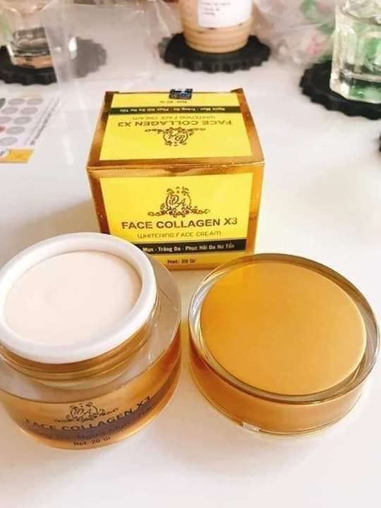 Kem face collagen x3 bên em cải thiện làn da sau 7 ngày sử dụng