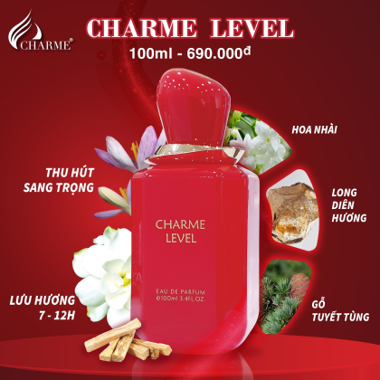 Nước Hoa Nữ Charme Level 100ml