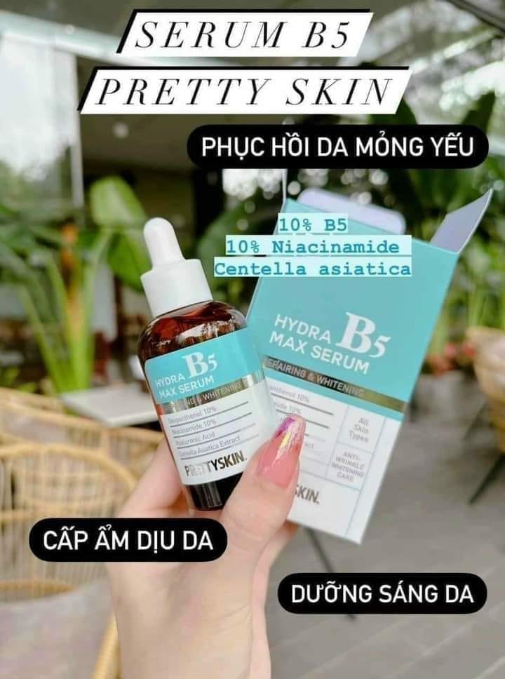 Serum B5 Phục Hồi Da PrettySkin Được rất nhiều bác sĩ da liễu ưng ý nè