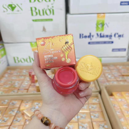 Combo Son Dưỡng Sáp Ong Kích Hồng Môi Lipstick SON Cosmetic