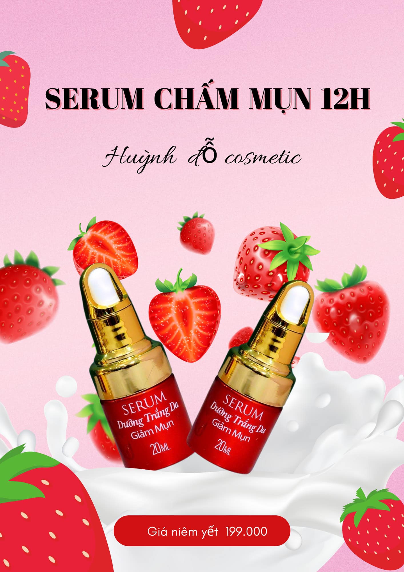 Serum chấm mụn Huỳnh Đỗ Phù hợp dành cho các loại mụn